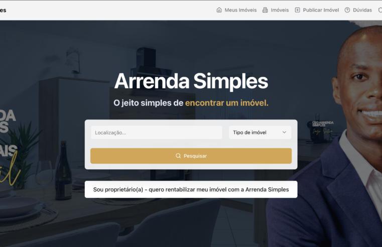 🚀 Lançamento da Plataforma Arrenda Simples em Portugal